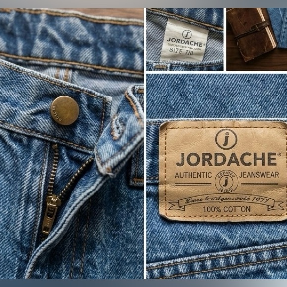 Vintage Jordache High Waisted Mom Jeans | Size 7/8 | 90s Classic - Picture 3 of 5